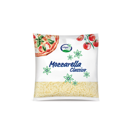 Fromage mozzarella râpée 42% MG 2 kg surgelé - par 5