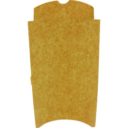 Étui en carton kraft brun pour tacos 225 x 130 x 225 mm par lot de 500