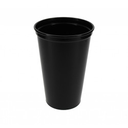 Gobelet mug noir réutilisable en PP 480 ml - par 25