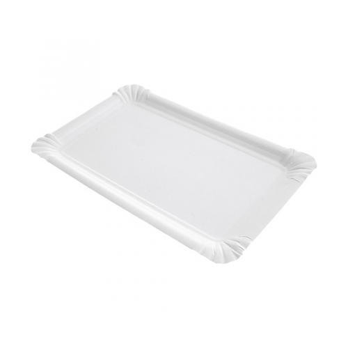 Assiette jetable blanche 13 x 20 cm de notre vaisselle jetable en