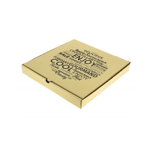 Boite Pizza Neutre Brune - 20/29/31/33/36/40 cm - colis x100